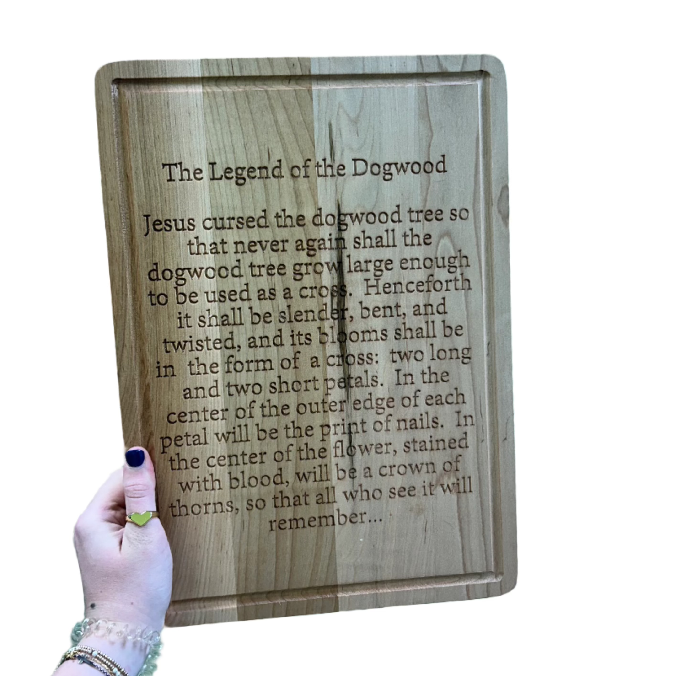 Legend of the Dogwood Maple Cutting Board